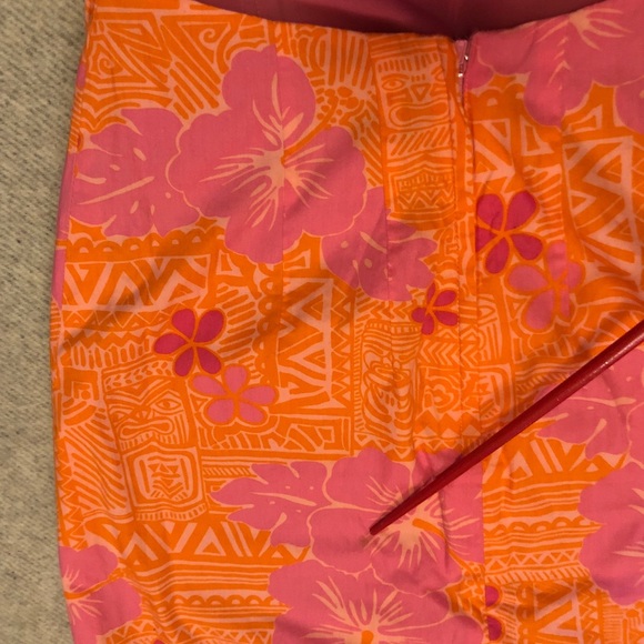 Lilly Pulitzer Sneaky Tiki Strapless Dress - Picture 9 of 9